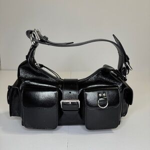 The Kooples Amelia Bag Designed by Amelia Gray Black Patent Leather Md in Italy